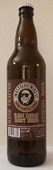 Mustache Mike's Raw Dawg Root Beer Bottle