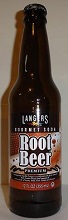Langers Root Beer Bottle